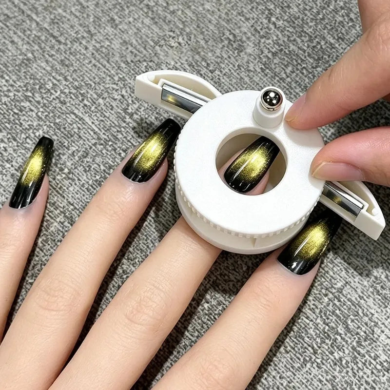 Rotating Cat Eye Magnet Upgrading Fully Automatic Strong Magnetism Zpaxo White 1Pc