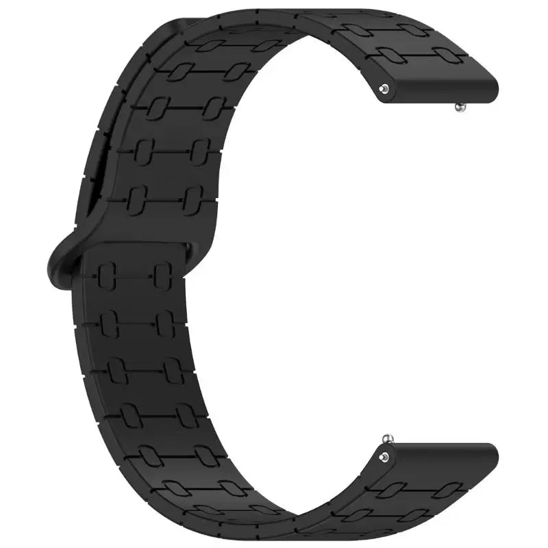 652F Watch Straps Silicone Quick Release Soft Rubber Replacement Watch Bands for Multiple Model Multiple Color Zpaxo Black CN
