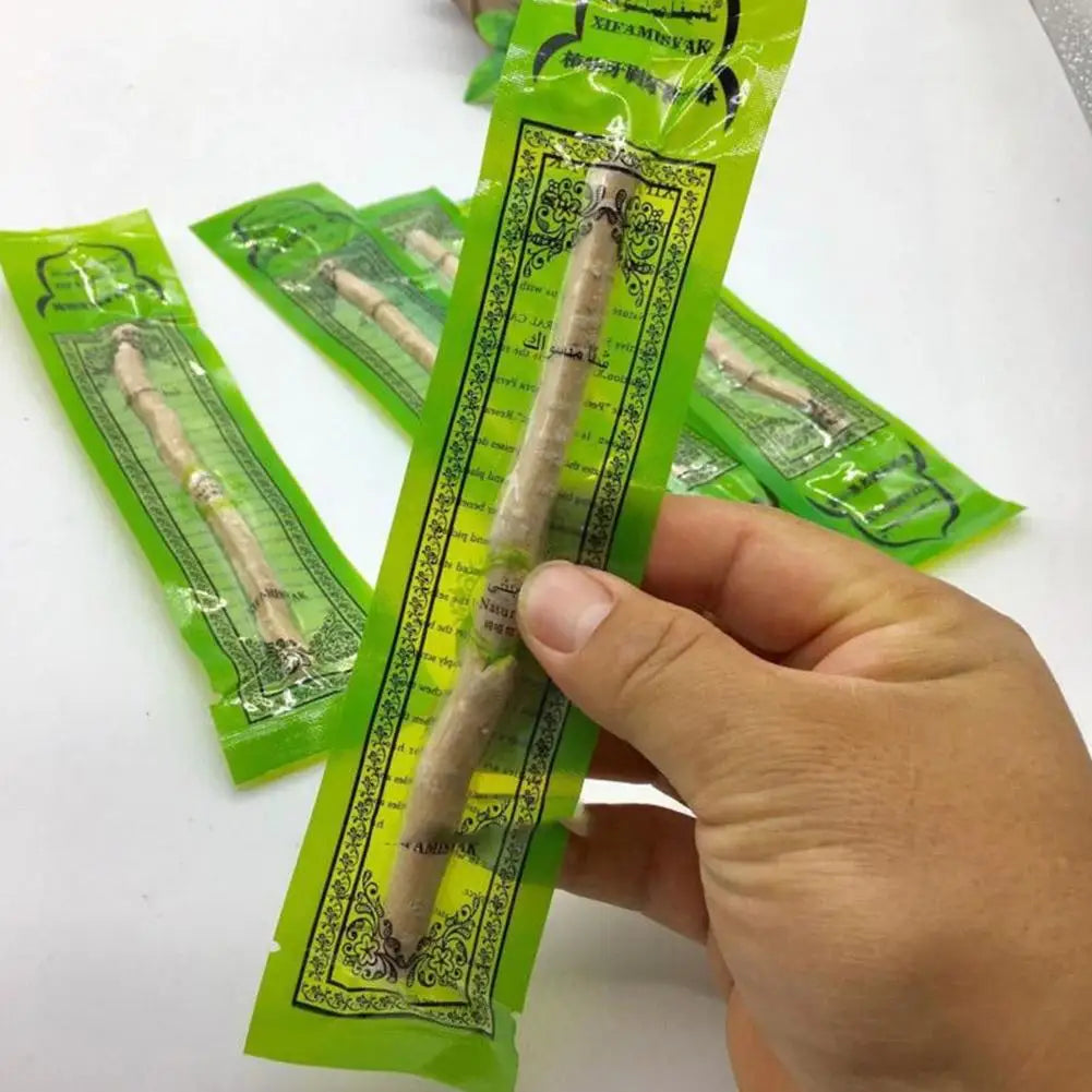 Miswak Natural Wooden Toothbrush – Siwak Arak Oral Care Stick Natural Toothbrush Zpaxo