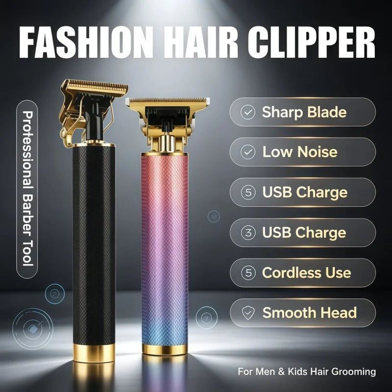 2026 Electric Hair Cutting Machine Vintage T9 Clipper Rechargeable