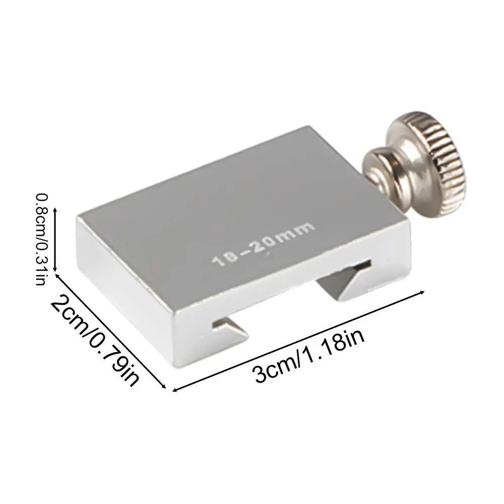 Ruler Positioning Block Aluminum Alloy Stopper Precision Scribe Zpaxo 20mm