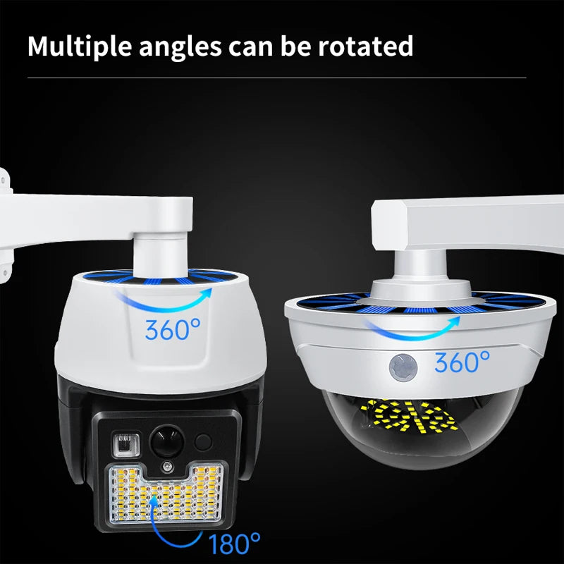 Solar Lights Outdoor Camera Lamp Anti-thief Home Courtyard PIR Motion Zpaxo