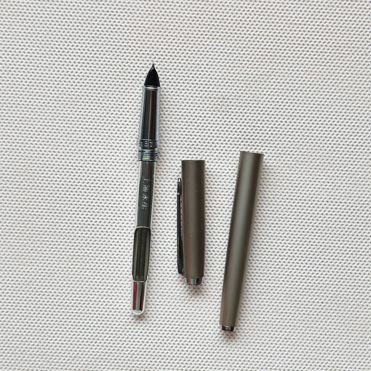 Old Stock Yongsheng 833 Fountain Pen Short Metal Pocket Practice Pen For Elementary School Students Stationery Zpaxo