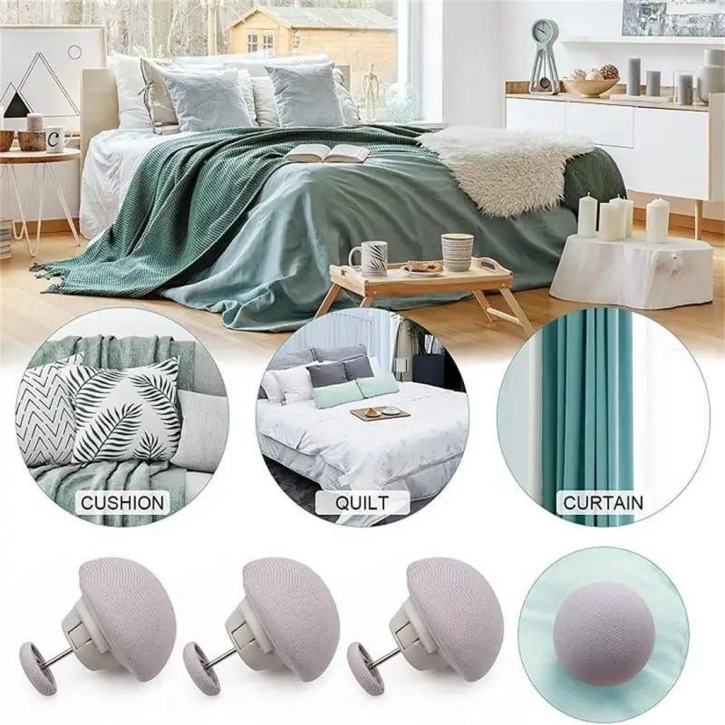 Bed Sheet Quilt Clips One Button Unlock Duvet Cover Fastener Clip Zpaxo
