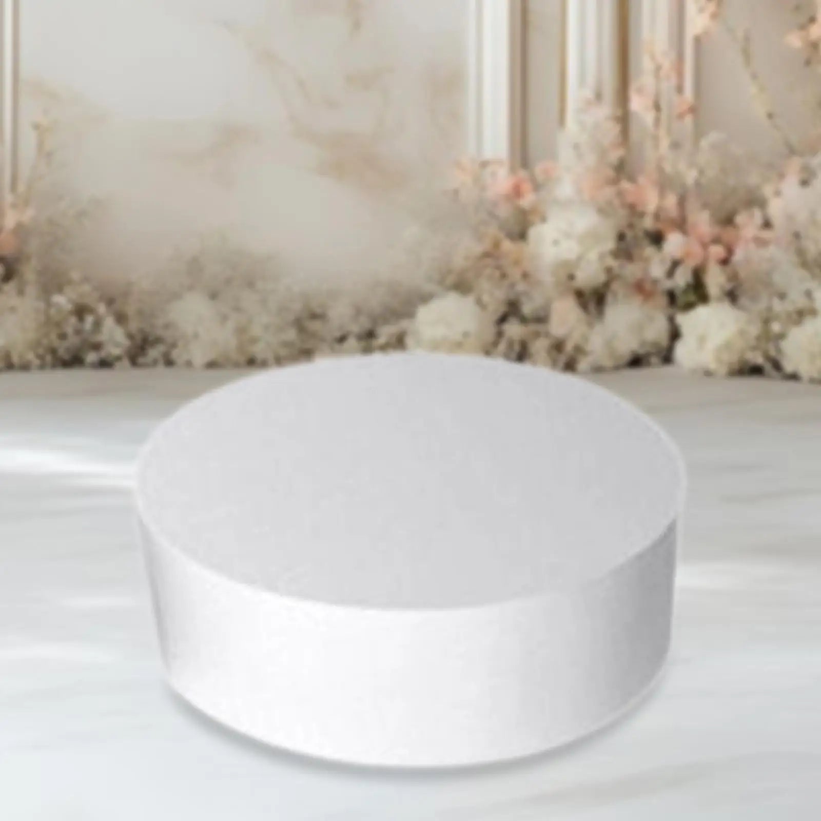 Cylinder Pedestal Plinth Stand – Bridal, Event & Store Display Display Pedestal Stand Zpaxo WHITE