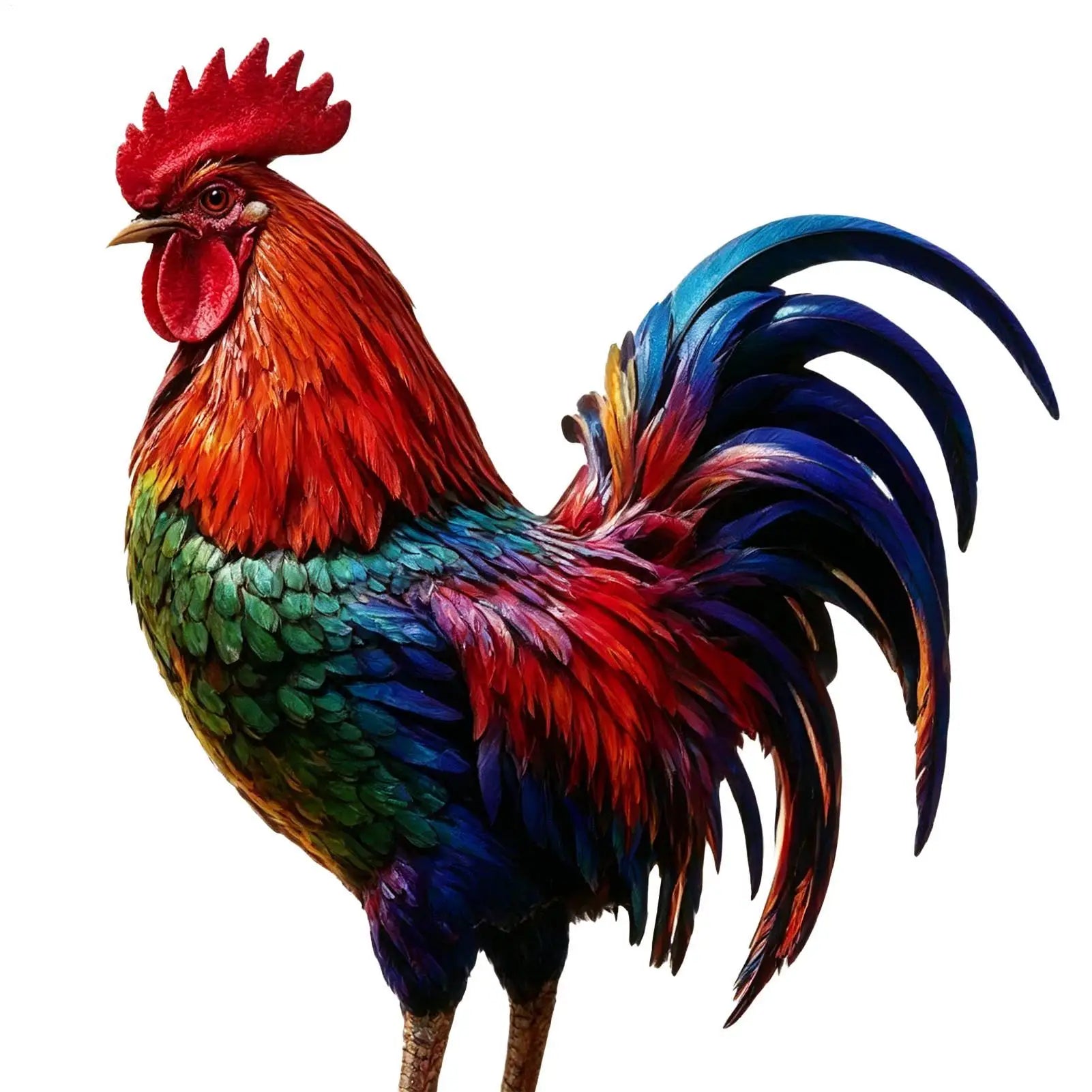 Wind Vane Decorative Iron Rooster Yard Decoration Roof Mount Vanes