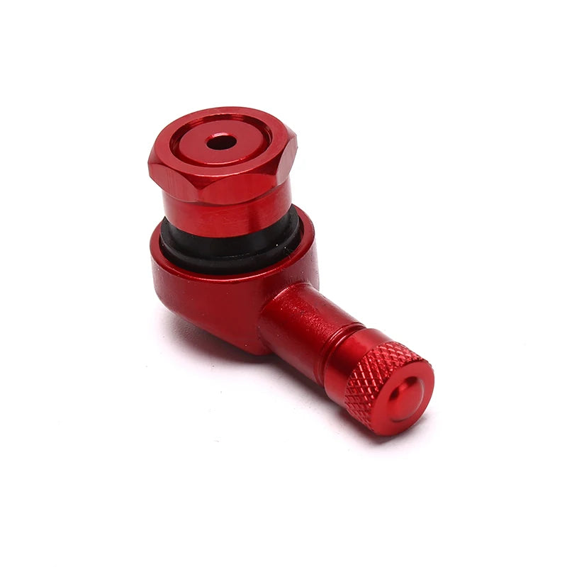Aluminum Alloy Black Valve Motorcycle Rim 90 Degree Angle Wheel Tire