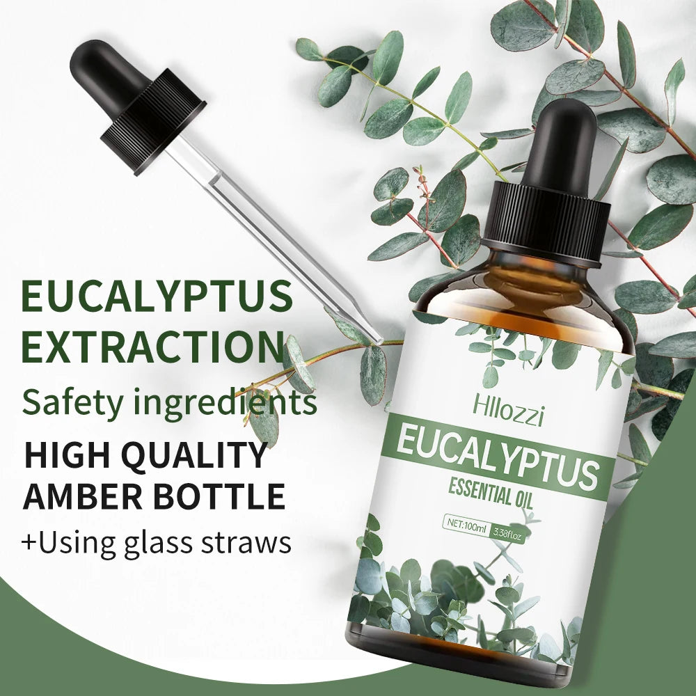 EUCALYPTUS ESSENTIAL OIL a high-quality moisturizing nourishing massage oil with a refreshing scent, suitable for all skin types Zpaxo