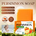 SADOER Persimmon Handmade Soap – Deep Cleanse & Moisturize Handmade Bar Soap Zpaxo 100g