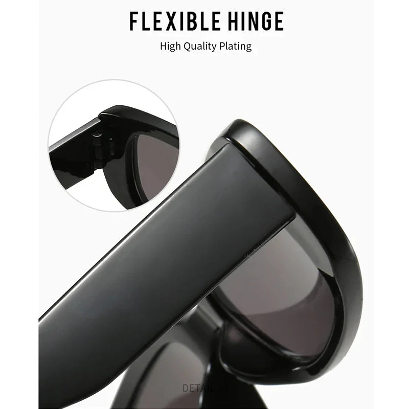 Vintage Small Rectangular Sunglasses Women Y2K Trend Color Lens UV Protection Fashion Streetwear Shades Cycling Accessories MTB Zpaxo