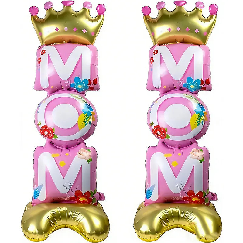 Happy Mother's Day Balloons Eye-catching Standing Decor Home Party