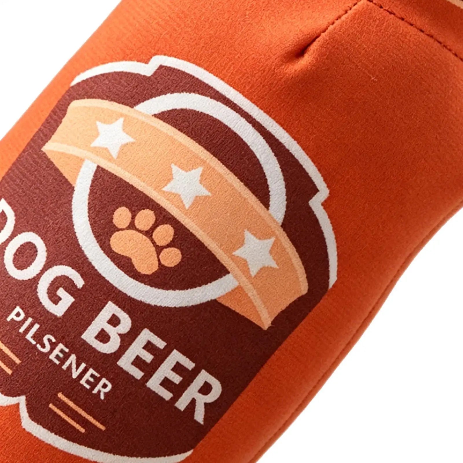 Beer Bottle Squeaky Plush Dog Toy – Interactive Chew Toy Squeaky Dog Toy Zpaxo