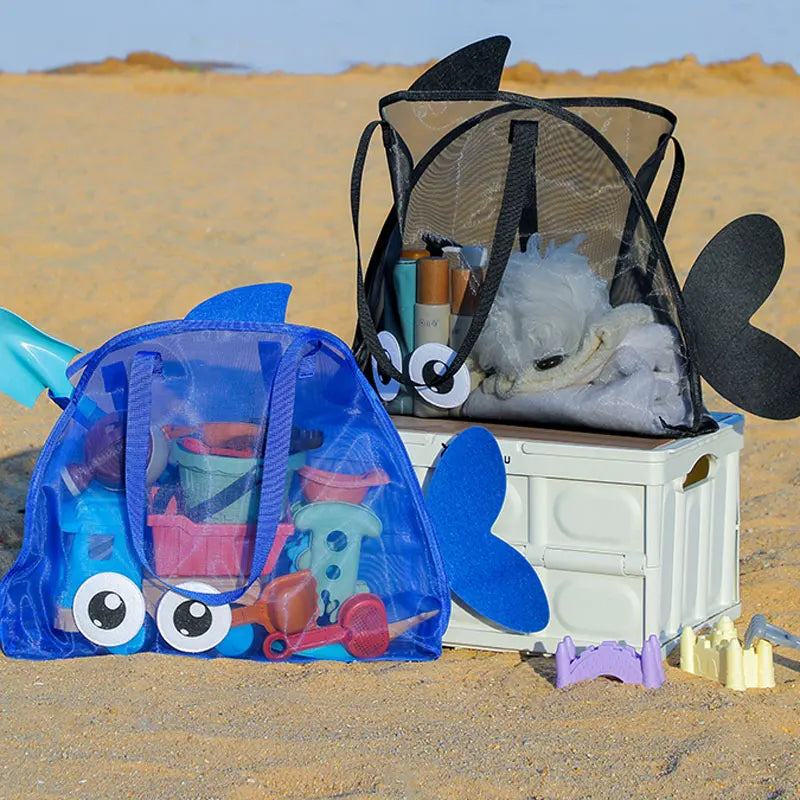 Summer Travel Beach Bag Children's Cartoon Toy Storage Swimsuit Big