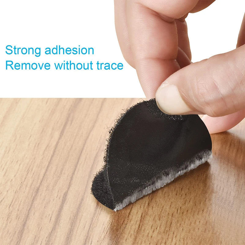 8cm Black Self-Adhesive Hook & Loop Dots – Waterproof Fasteners Hook & Loop Fasteners Zpaxo