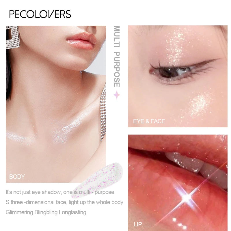 Diamond Shimmer Shiny Waterproof Liquid Glitter Eyeliner Eyeshadow