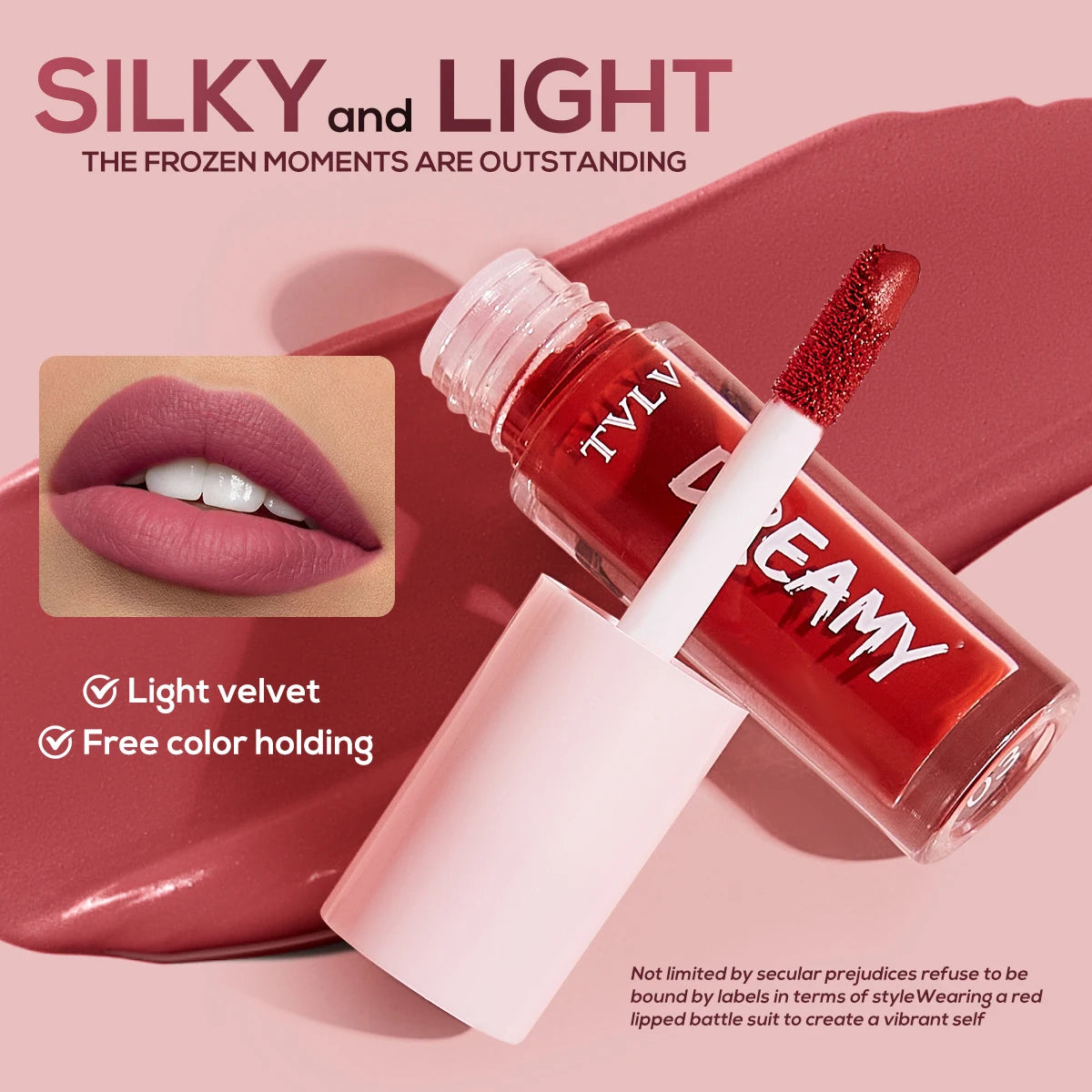 Matte Lip Gloss Long-lasting Waterproof Lightweight Natural Makeup