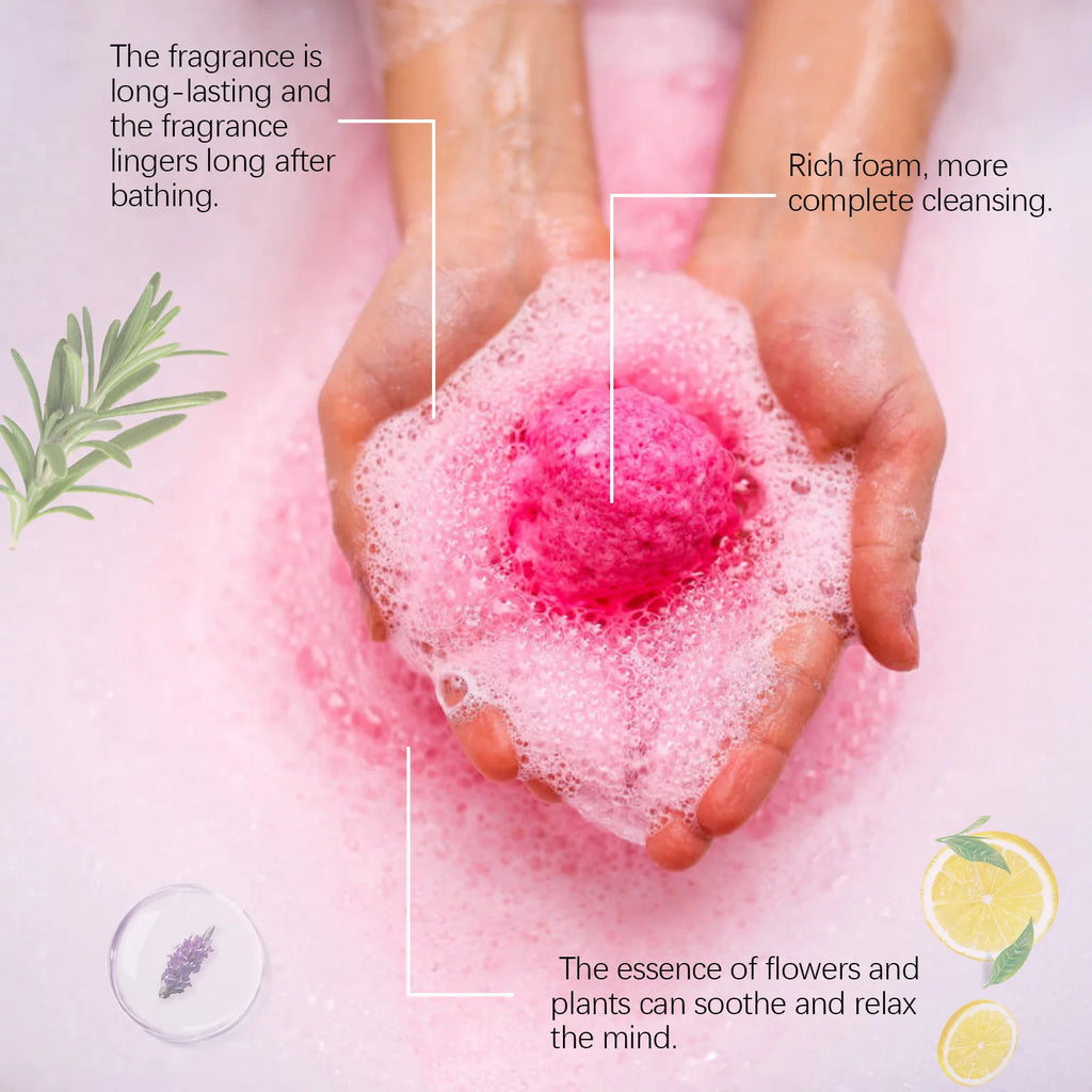 Aromatherapy Bath Bombs Set – Moisturizing & Relaxing 6 pcs Aromatherapy Bath Bombs Zpaxo