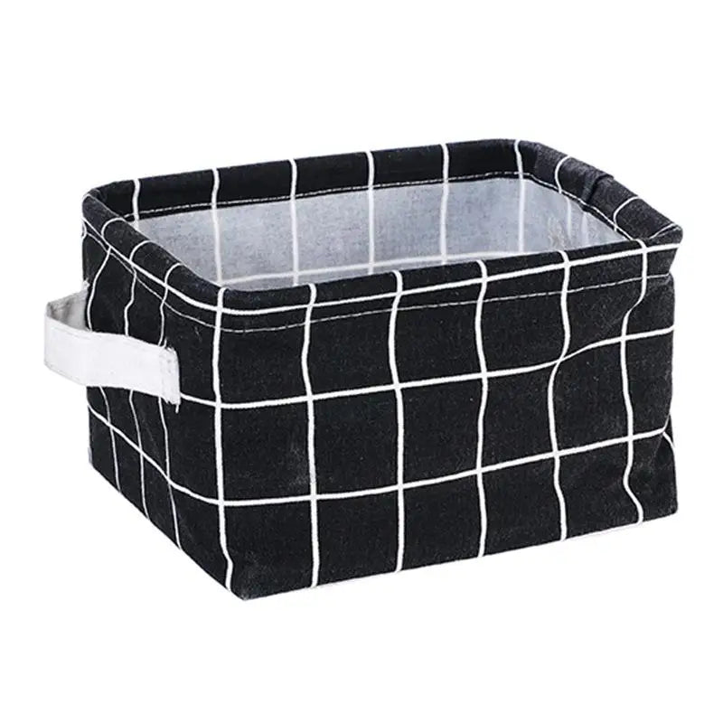 CM1PC Cotton Linen Fabric Waterproof Storage Basket Sundries Toy