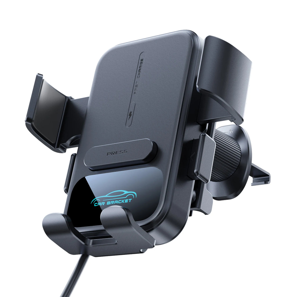 UYUXIO Wireless Car Charger Fast Charging Manual Clamping Air Vent