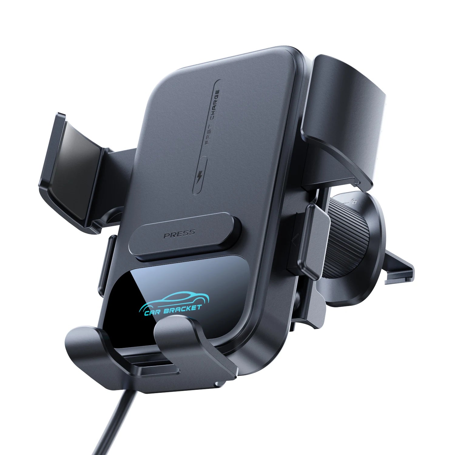 UYUXIO Wireless Car Charger Fast Charging Manual Clamping Air Vent
