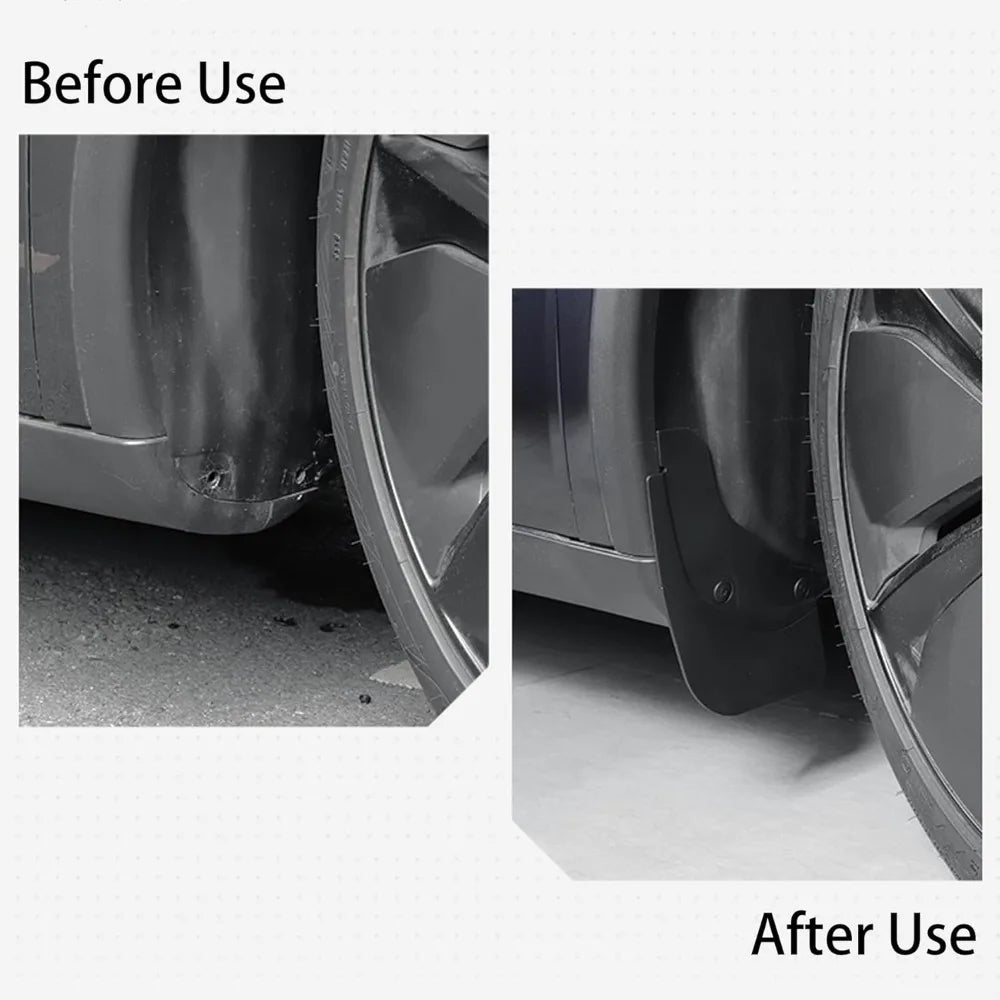 TPE Mud Flaps for Tesla Model Y Juniper 2025 – 4PCS