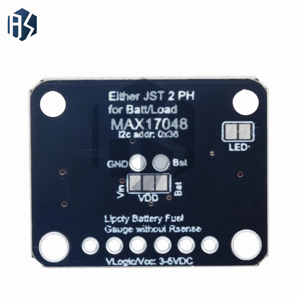 1 5 MAX17048 Battery Monitor Module 2 5V-5 5V Power Meter STEMMA JST Zpaxo