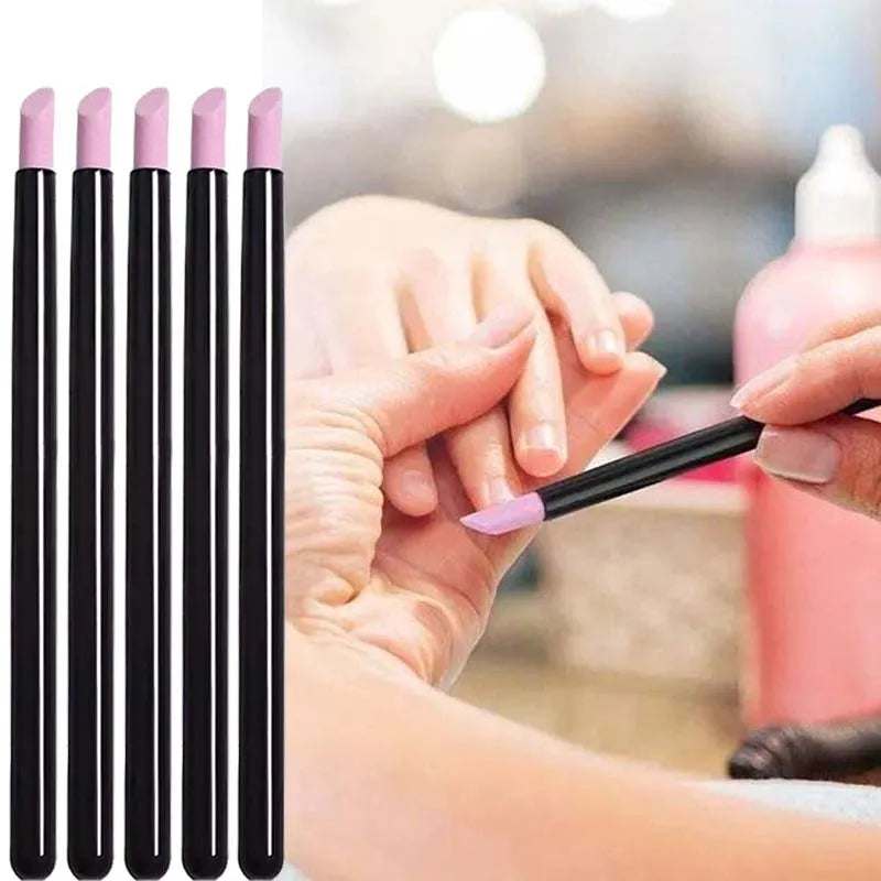 1 Nail Art Quartz Grinding Pen Cuticle Rod Dead Skin Remover UV Gel