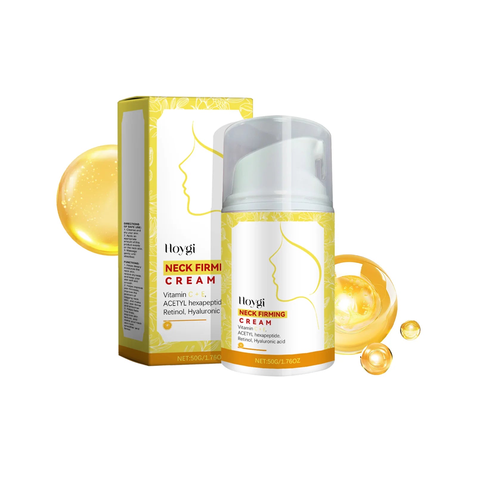 Hoygi Retinol Neck Cream – Firming & Anti-Aging | 50g Neck Firming Cream Zpaxo 50g Boxed