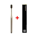 Luxury Soft Toothbrush – Gold & Silver Elegant Bristle Brush