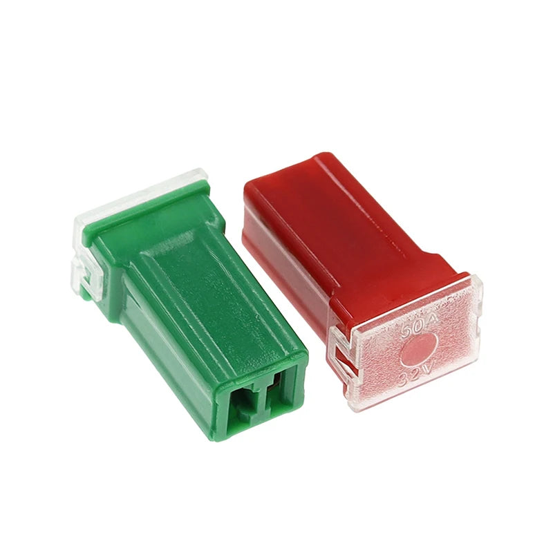 5pc Mini Square Automotive Fuse Set 20A–60A + Storage Box