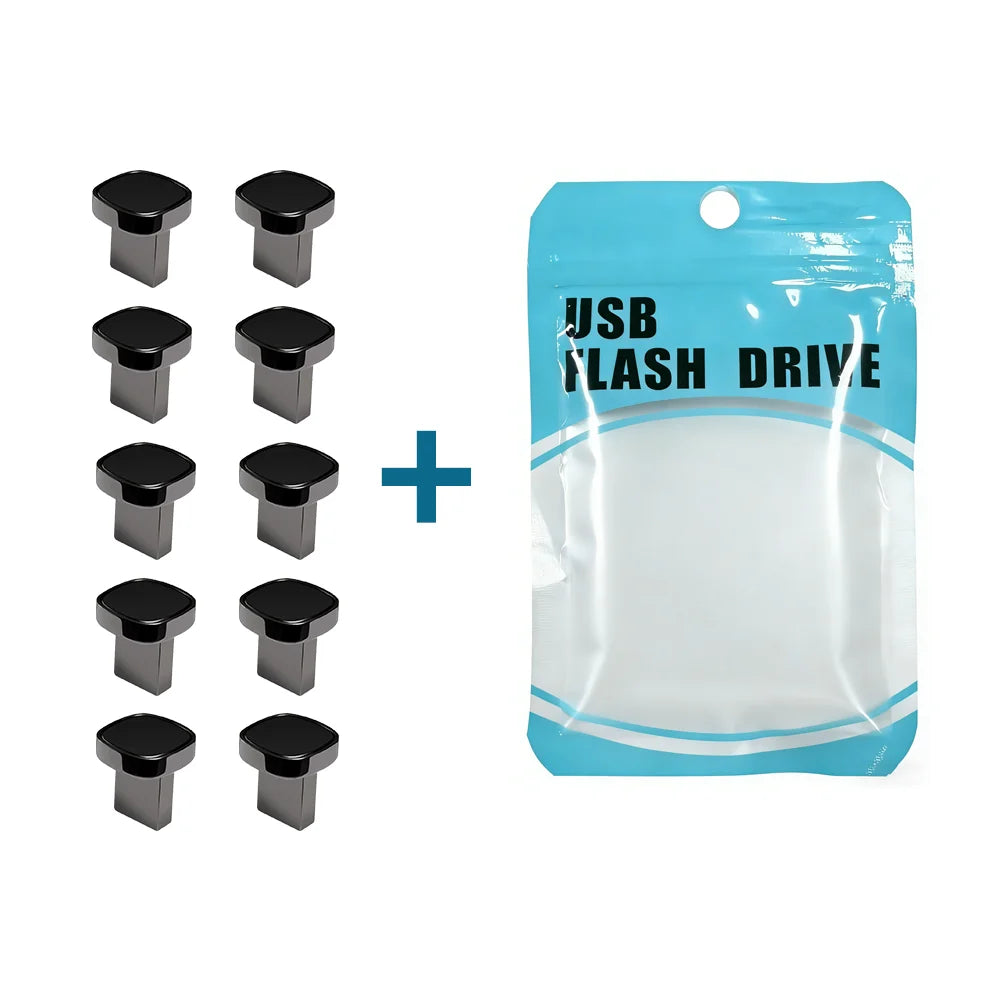 ZSUIT Car 10pcs USB 2.0/3.0 Pen-Style Flash Drive 64GB/128GB USB Storage Stick Flash Drive USB Drive Metal USB Flash Drive Zpaxo USB 3.0-64GB black