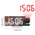 Digital Projection Clock Multifunctional Indoor Outdoor Alarm LED