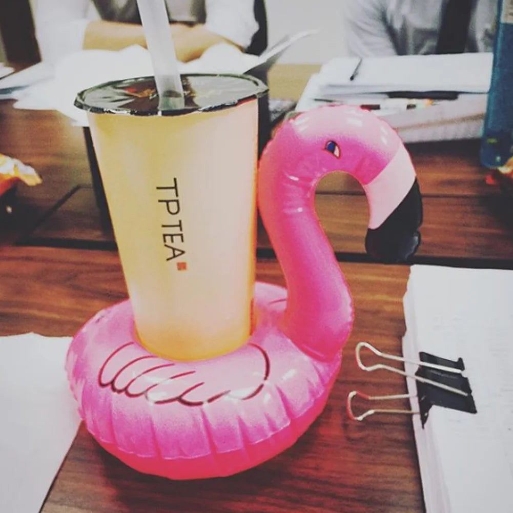 Float Inflatable Drink Cup Holder Party Decor Water Coaster Pool Toy