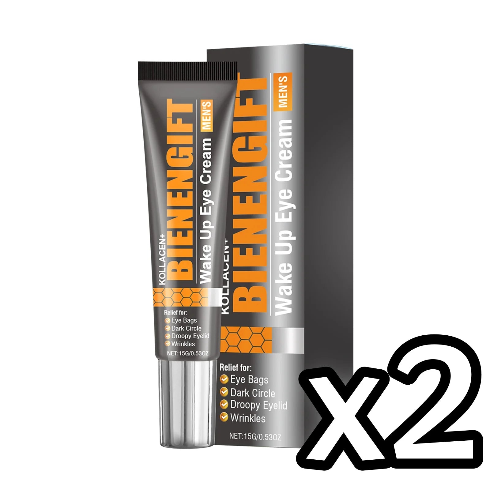 Bee Venom & Collagen Eye Cream – Depuff, Firm & Brighten Eye Cream Gel Zpaxo 15g Boxed x 2PCS