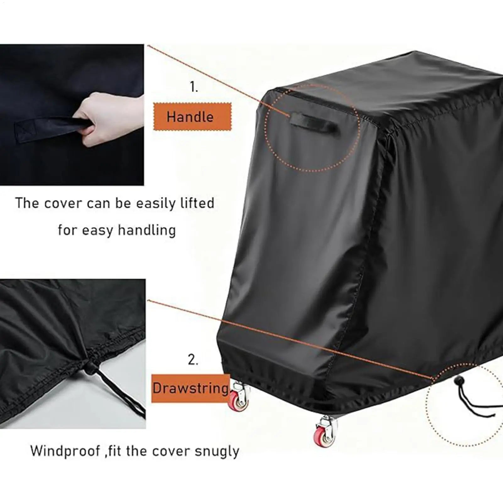 Folding Chair Rack Cover Oxford Waterproof Dustproof Protector Cart