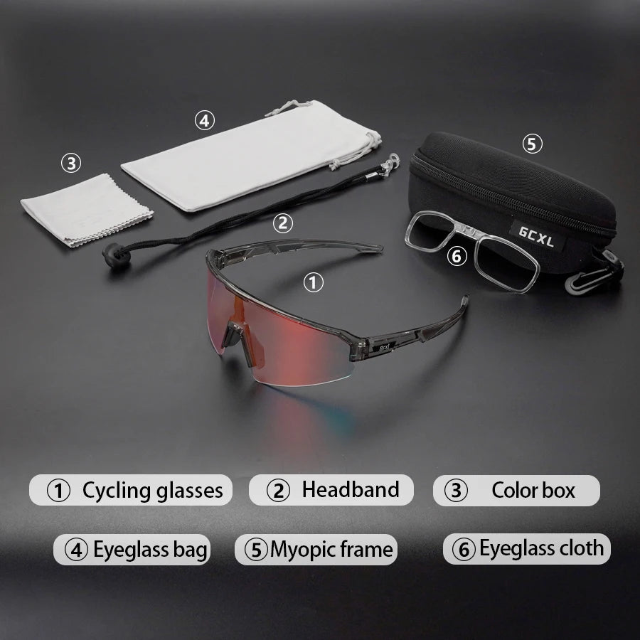 New Photochromic Bicycle Glasses Cycling Sports Sunglasses Men Women Mountain Bike Road Eyewear Riding Outdoor Hiking Goggles Zpaxo