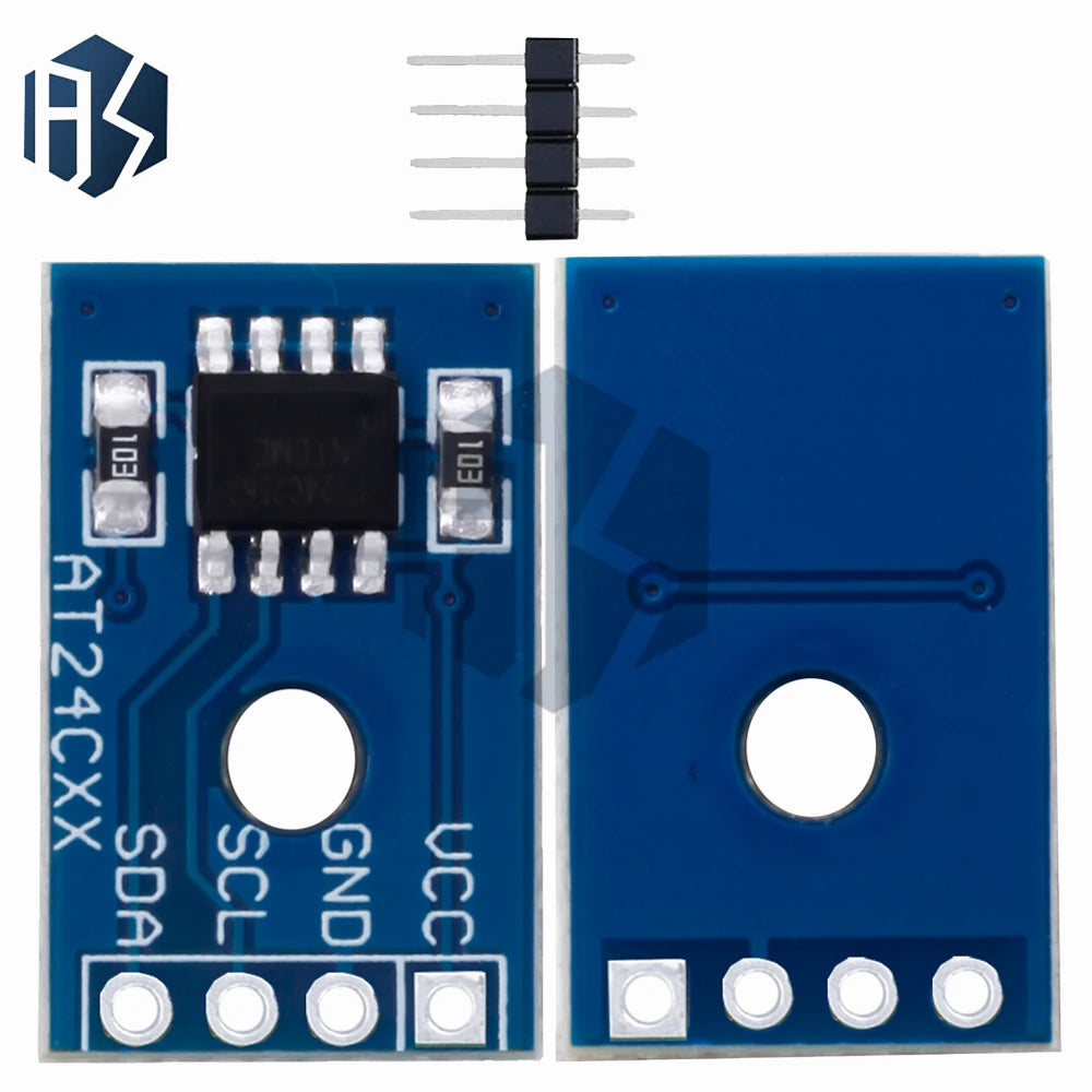 ‌AT24C256 I2C EEPROM Memory Module (256Kbit, 1.8-5.5V) with SOP-8 Package & Address Pins I2C Interface Storage Board for Ardui Zpaxo