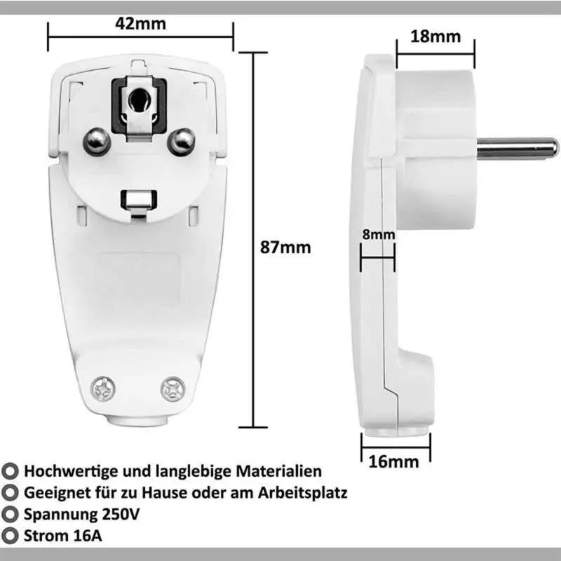 652F German Fashion Currency Standard Power Outlet Easy Break Zpaxo