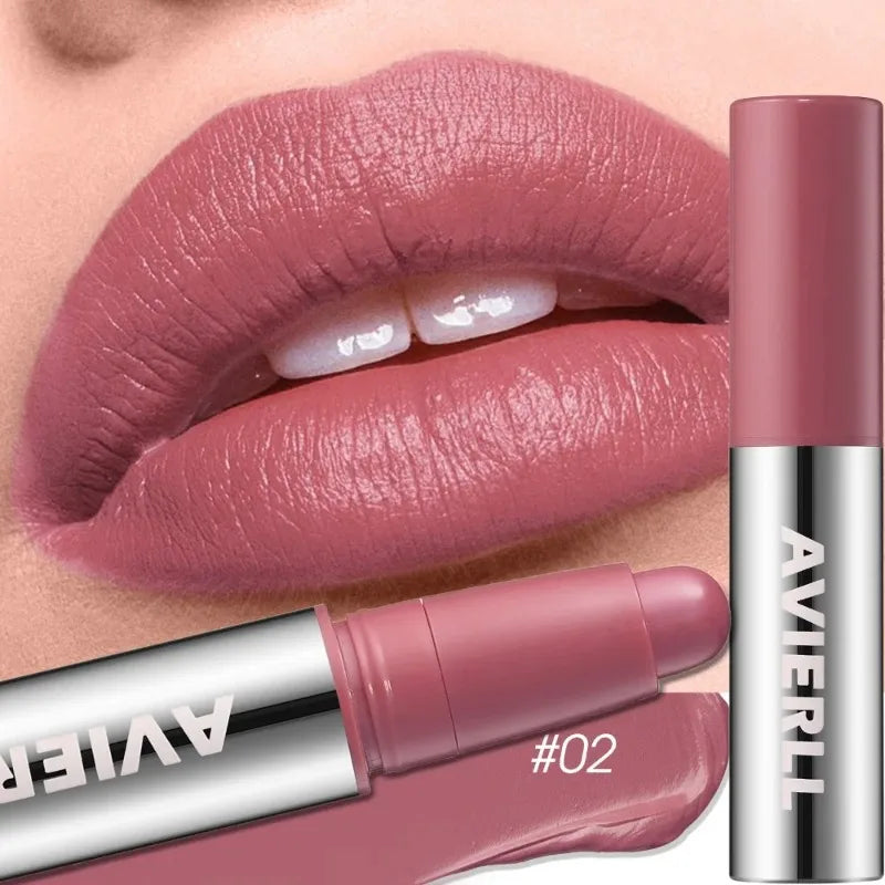Smooth Matte Lipstick Waterproof Long-lasting Moisturizing Easy Apply Zpaxo 02