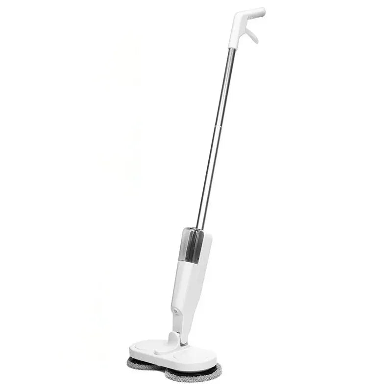 Wireless Electric Spin Mop Cleaner Automatic 2 in 1 Wet & Dry Home Cleaner Car Glass Ceiling Door Windows Floor Scrubber Machine Zpaxo S5 White