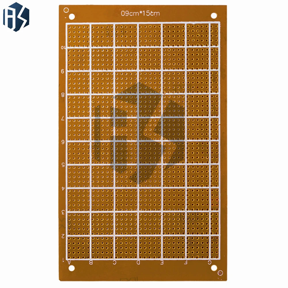 9 FR-1 Bakelite Single-sided Copper Clad PCB Yellow Prototype Board Zpaxo