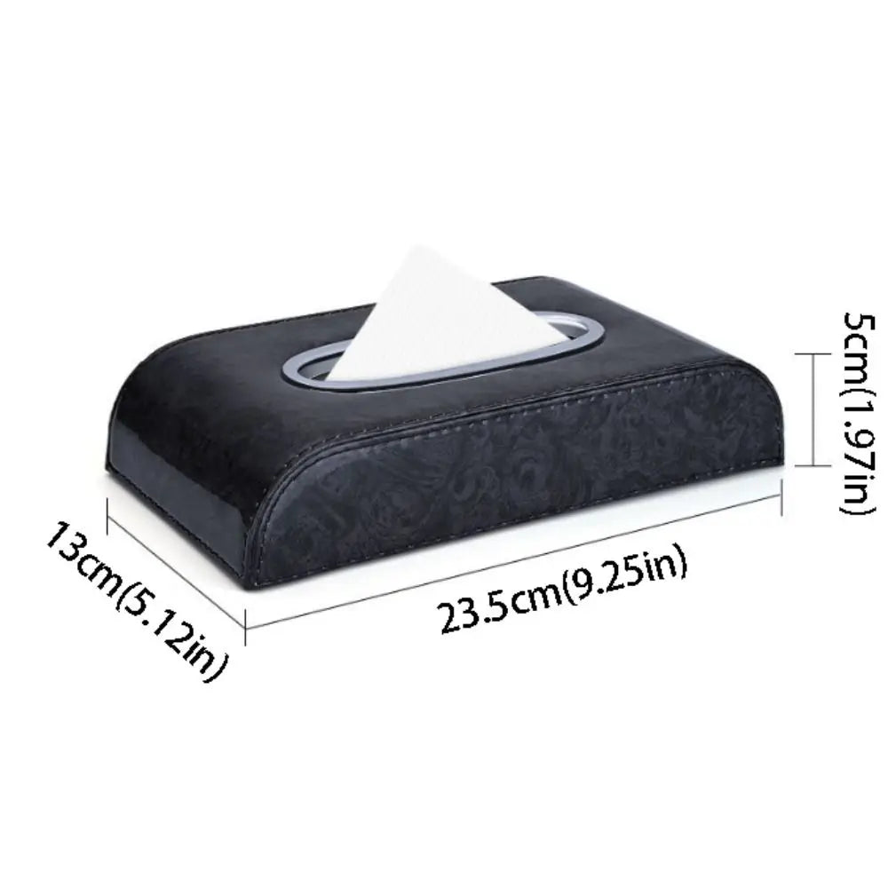 Glossy Wood Grain Car Center Armrest Box Curved Design High-end Paper