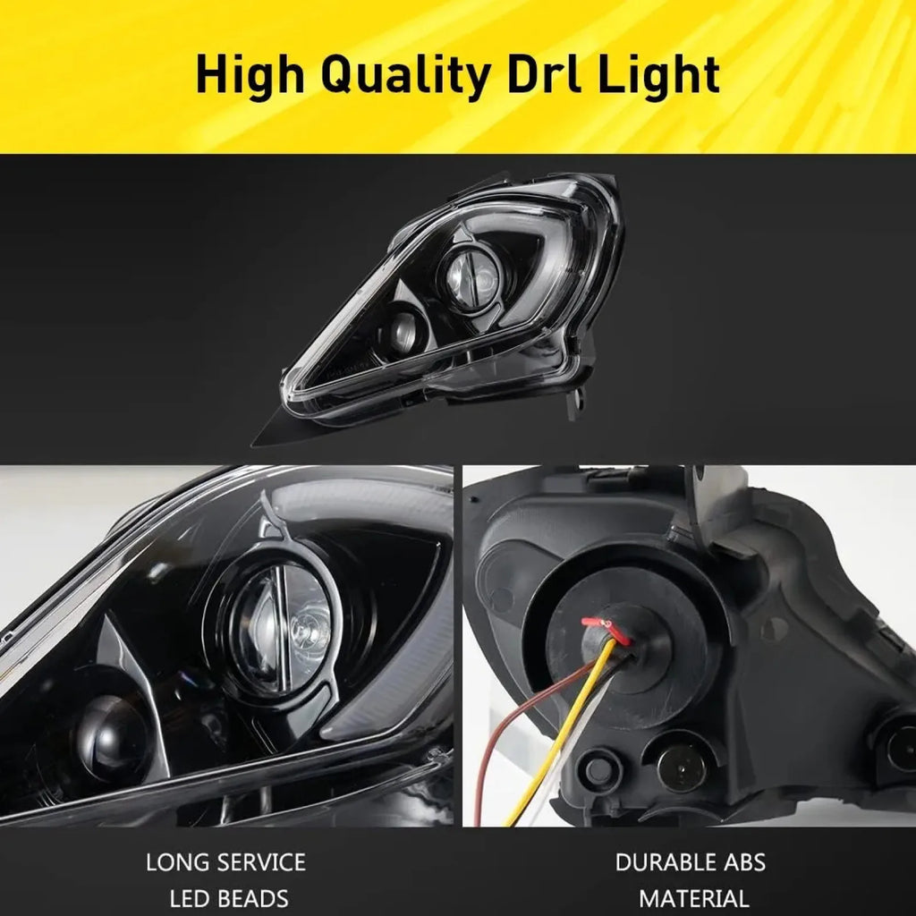 1 Pair LED Headlights 5TG-84310-03-00 Yamaha Raptor 250 350 700 YFZ