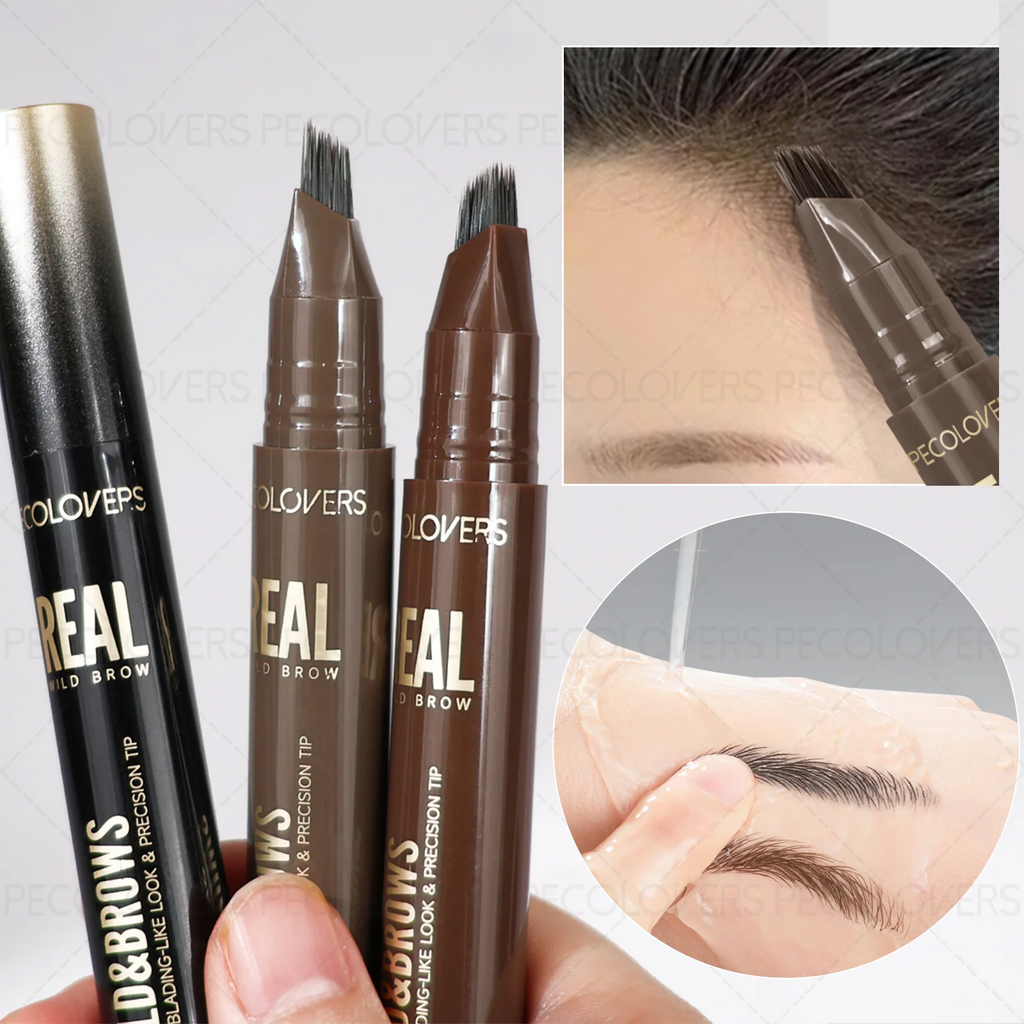 1PC Waterproof, Natural Wild Eyebrows, Hairline Complementary Color, Quick Application, Eyebrow Pencil, Christmas/Halloween Gift Zpaxo