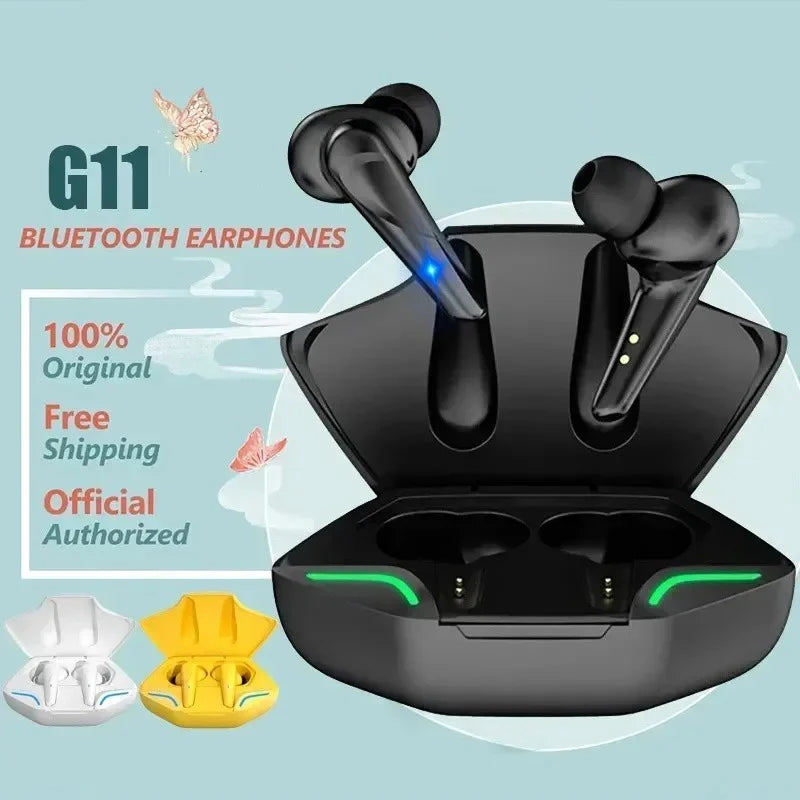 X15pro TWS Wireless Headphone Gaming Bluetooth Headphones with Microphone Noise Reduction High Fidelity Bass Earphones For Gamer Zpaxo