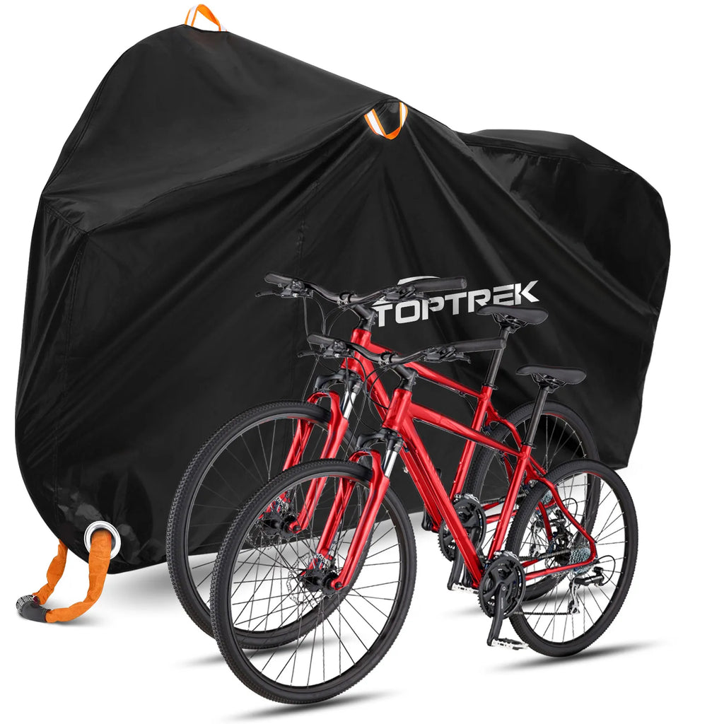 Toptrek Bike Cover 210D High Quality Bicycle Protector Multipurpose Rain Snow Dust Waterproof All Weather Protective Covers Zpaxo