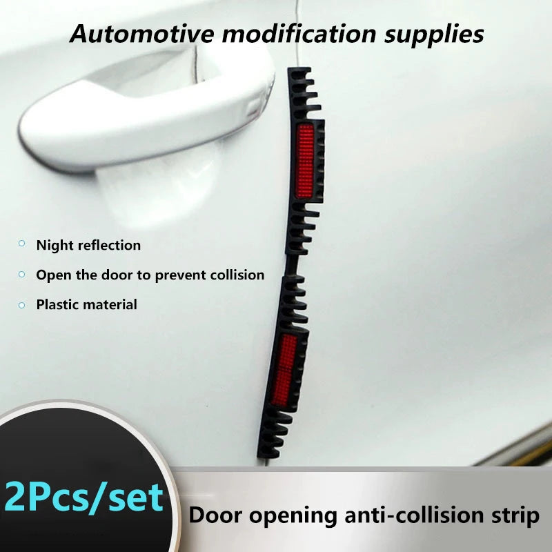 2-Pack Car Door Edge Guard Strip | Anti-Scratch Protector