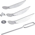 18-1/2-Inch Silver One-Touch Cleaning System kit for Weber Grill for Grill Bottom for 7444 Weber Grill Replacement Parts uuu Zpaxo 18.5 IN