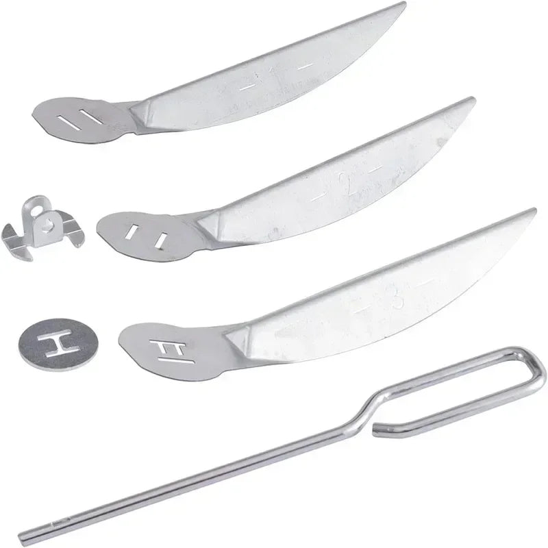 18-1/2-Inch Silver One-Touch Cleaning System kit for Weber Grill for Grill Bottom for 7444 Weber Grill Replacement Parts uuu Zpaxo 18.5 IN
