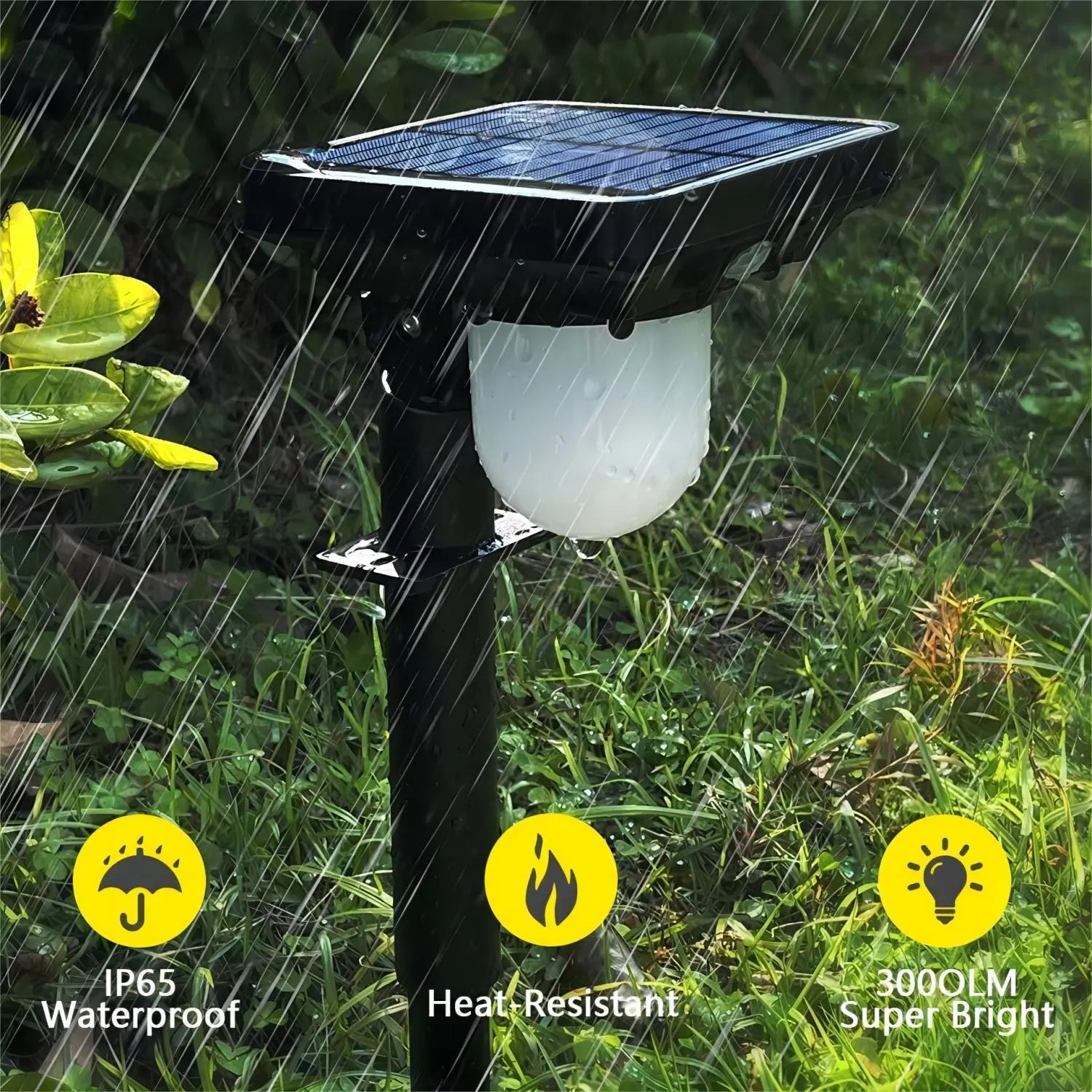 4PCS Solar Landscape Spotlights Garden Outdoor Motion Sensor Waterproof Pathway Light Wall Lamp Patio Lawn Walkway Decor Zpaxo